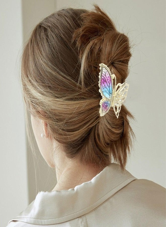 DeepSexual Butterfly Hair Clips with Metal Claw - Glitter Rhinestones Decorative Accessories, Strong Hold for Women Girls Thin Thick Hair Styling, 1Pcs - Image 4